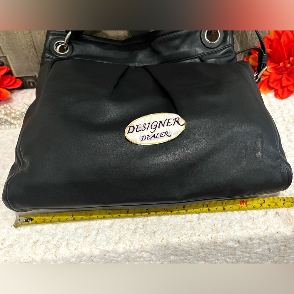 Authentic COACH Parker Hippie Black Leather Bag 13411 EUC! 💎 - Picture 8 of 11